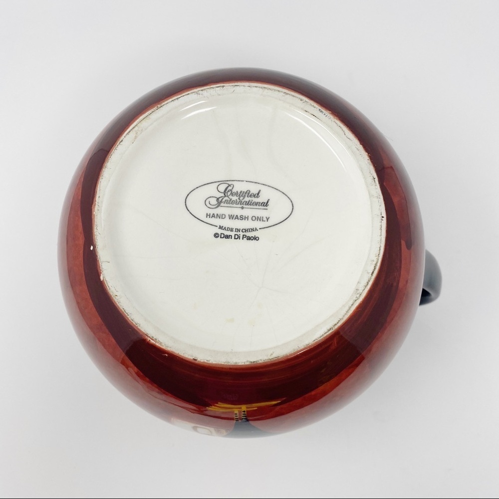 Certified International Rooster Chef Pitcher Vase - Picture 7 of 7